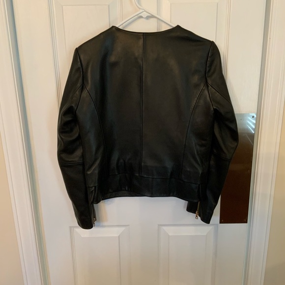 Nwt Sandro leather jacket size 2/medium - Picture 8 of 10